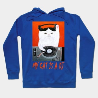 OG DJ - My Cat is a DJ (White) Hoodie